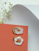 Flower Hoops White color