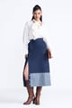 Rebel Skirt Navy Blue color