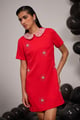 Noel Dress Red color