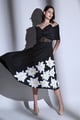 Alyssa + Bow Wrap Black color