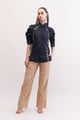 Castle Shirt & Pants Set Black/Khaki color