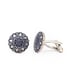 Mughal Cufflink White Gold/Blue color