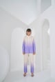 Ombre Crushed Coord Set Purple color
