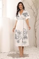 White Linen Dress White color