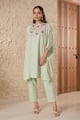 Maya Kurta Set Mint Green color