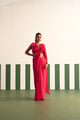 Mirah Saree Magenta Pink color