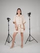 Jute Cabo Dress Beige color