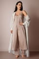 Enzo, Co-Ord with Gown Pink color