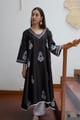 Black Asymmetrical Kurta Black color