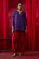 Pranaya Co-Ord Set Purple color