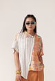 Multicolor Mixed-Print Button-Down Shirt - Muvazo - Image 1