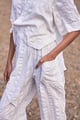 Tulip Drape Pant Off White color