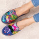 Fiji Espadrille Dhinchak Flat Multicolor color