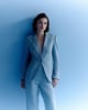 Helen Blazer Set Light Blue color