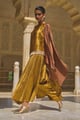 Lame Harem Drape Culotte Multi color