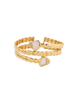 Pret Cuff Gold/White color