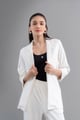Snugknit Ivory Blazer White color