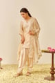 Haniya - Short Kurta with Salwar Beige color