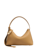 Lumi - Ladies Leather Baguette Bag Caramel Caramel color