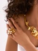 Ocean'S Gem Ring Gold/White color