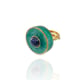 Circe Ring Green/Blue color