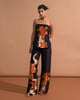 Rayna Printed Pant Blue color