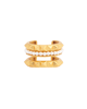 Bay Ring Gold/White color