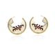 Lynn Hoop Earrings Red color