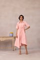 Bianca Dress Sunset Pink color