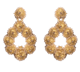 Tain Hoop Earring Gold color