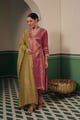 Regal Purple Angrakha with Narrow Pants Purple color