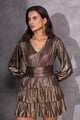 Bronze Tier Mini Dress - Design By Queen Bee - Image 1