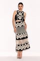 Honeycomb Flowers Matching Set Black color