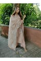 Nude Pink Cotton Kurta Set Pink color
