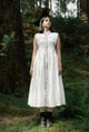 The White Orbit Dress White color
