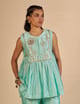 Kedia Top Aqua color