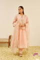 Maaroofa - Long Chauga with Salwar Off Rose color