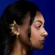 Petal Earcuffs Gold color