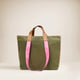 Khakhi Perkins Tote Brown color