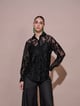Julie Jacquard Shirt Black color