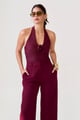Luna Bodysuit Wine color