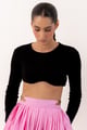 Peony Curved Top Black color