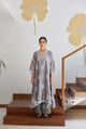 Grey Asymmetrical Kurta Grey color