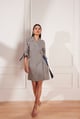 Summer Circle Printed Jacket Dress Multicolor color
