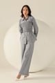 Carrie Co-Ord Set Blue/White color