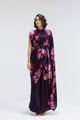 Lyla Collar Pallu Sari Purple color