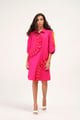 Cadence Origami Detailed Dress Pink color