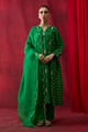 Mahira Kurta Set Emerald Green color