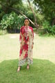 Gulzaar Kaftaan Beige & Pink color