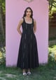 Caroline Midi Dress Black color